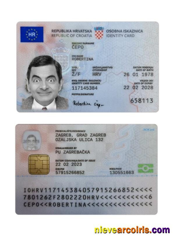 Croatia ID card 2023-present